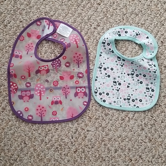 Carter's Other - ⭐4/$10⭐Owl bibs